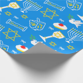 Hanukkah Musterpapier Geschenkpapier