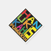 Hanukkah Napkin personalisieren "Hanukkah ist Funu Serviette (Ecke)