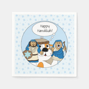 Hanukkah Napkins personalisieren Serviette