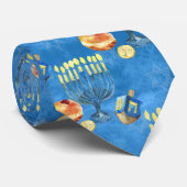 Hanukkah Necktie Krawatte (Gerollt)