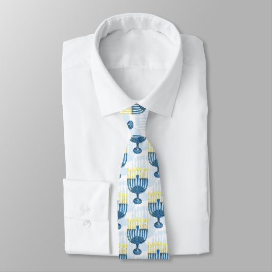 Hanukkah Necktie Krawatte (Gebunden)