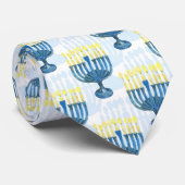 Hanukkah Necktie Krawatte (Gerollt)