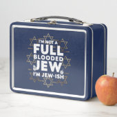 Hanukkah nicht vollständig blutrünstige jüdische C Metall Brotdose (Beispiel)