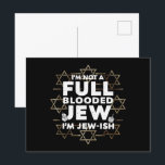 Hanukkah nicht vollständig blutrünstige jüdische C Postkarte<br><div class="desc">Hanukkah nicht vollständig blutrünstige jüdische Chanukah</div>