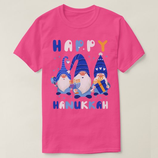 Hanukkah oder jüdischer Urlaub oder Happy Hanukkah T-Shirt (Design vorne)