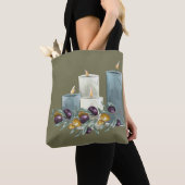 Hanukkah Olives und Kerzen Tasche (Von Nahem)
