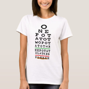 Hanukkah One Potato Two Latkes Basic TShirt