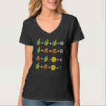 Hanukkah Order of Operations Math Chanukah Lehrer T-Shirt<br><div class="desc">Hanukkah Operationsorden Math Chanukah Teacher Dreidel</div>