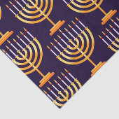 Hanukkah Packpapier menorah glücklichen Urlaub Seidenpapier (Ausschnitt)