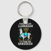 Hanukkah Pajamas Llamakah Funny Llama Chanukah Pjs Schlüsselanhänger (Vorderseite)