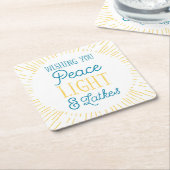 Hanukkah Paper Untersetzer (angewinkelt)