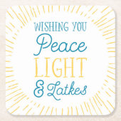 Hanukkah Paper Untersetzer (Vorderseite)