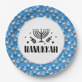 Hanukkah Pappteller (Vorderseite)