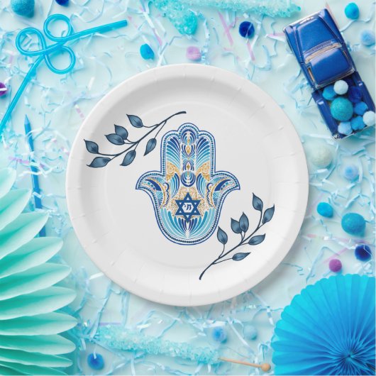 Hanukkah Pappteller (Party)