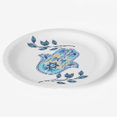 Hanukkah Pappteller (Schrägansicht)