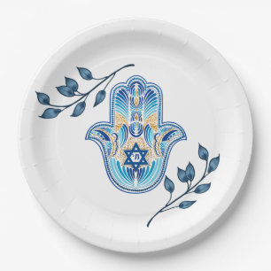 Hanukkah Pappteller