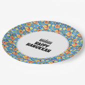 Hanukkah Pappteller (Schrägansicht)