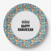 Hanukkah Pappteller (Vorderseite)