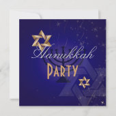 Hanukkah-Party Einladungen (Vorderseite)