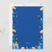 Hanukkah-Party Einladungen (Rückseite)