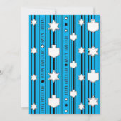 Hanukkah Party Fun Einladung (Rückseite)