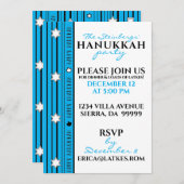 Hanukkah Party Fun Einladung (Vorne/Hinten)