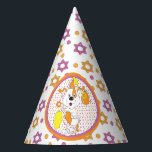 Hanukkah Party Hat "Zeevie/dog with Balloons" Partyhütchen<br><div class="desc">Hanukkah Party Hat "Zeevie/dog with Balloons" Fügen Sie Ihrem Hanukkah Party mit diesen niedlichen und farbenfrohen Party Hüten. Lasst uns das Party loslegen! Genießen Sie unsere passenden Teller,  Servietten und Becher. Happy Hanukkah/Chanukah Sameach! Danke,  dass du angehalten und einkaufen warst!!!</div>