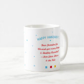 Hanukkah Party Liebe Light Latches Personalisiert Kaffeetasse (VorderseiteRechts)