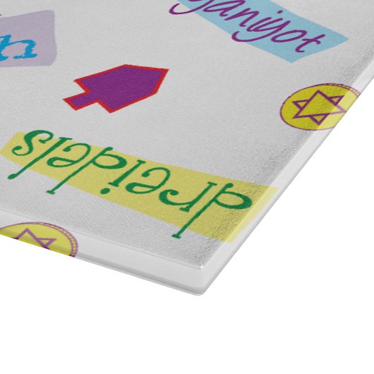 Hanukkah Party Schneidebrett (Ecke)