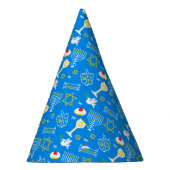 Hanukkah Pattern Partyhütchen (Rechts)