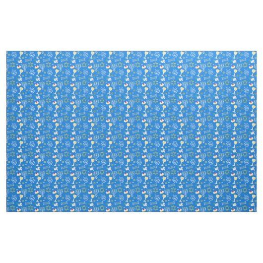 Hanukkah Pattern Stoff (Yard (91,4 cm))