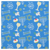 Hanukkah Pattern Stoff (Muster)