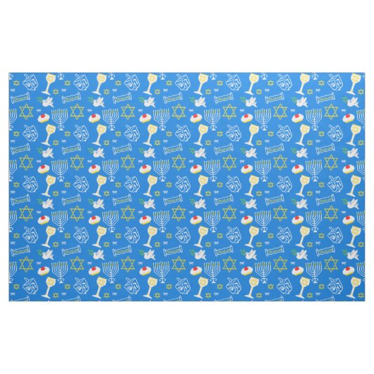Hanukkah Pattern Stoff (Fat Quarter (45,7 x 55,9 cm))