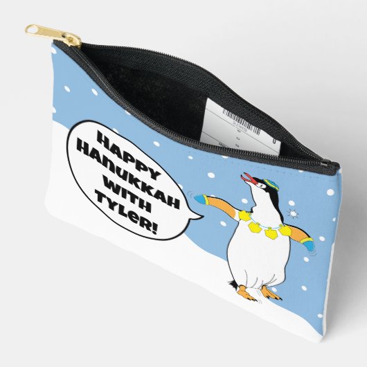 Hanukkah Penguin Says Zubehörtasche (Offen)