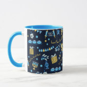 Hanukkah Personalisiert Menorah Dreidel Tasse (Links)