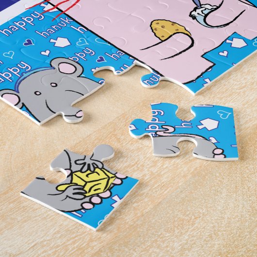Hanukkah "PETS" Personalisiertes Puzzle (Seite)