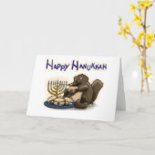 Hanukkah Platypus Karte (Gelbe Blume)