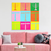 hanukkah Pop Art Leinwanddruck (Insitu (Wohnzimmer))