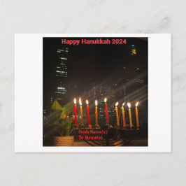 Hanukkah Postcard Postkarte