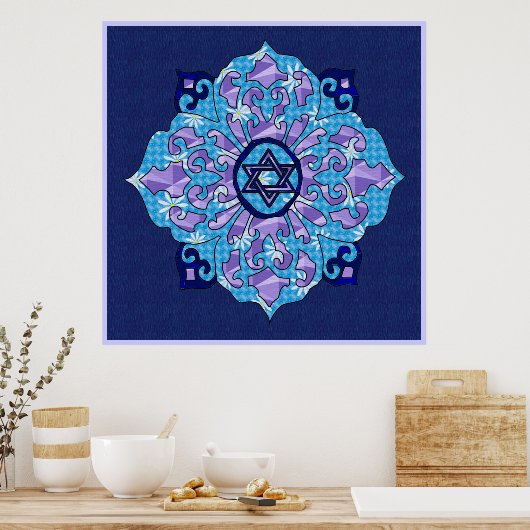 Hanukkah Poster (Küche)