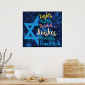 Hanukkah Poster (Küche)