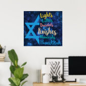 Hanukkah Poster (Heimbüro)