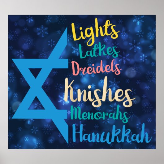 Hanukkah Poster (Vorne)