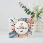Hanukkah Postkarte (Stehend Vorderseite)