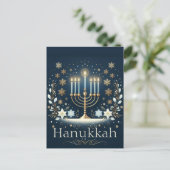 Hanukkah Postkarte (Stehend Vorderseite)