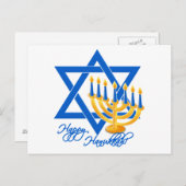 Hanukkah Postkarte, anpassen Feiertagspostkarte (Vorne/Hinten)