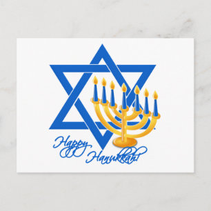 Hanukkah Postkarte, anpassen Feiertagspostkarte