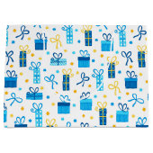 Hanukkah Presents Große Geschenktüte (Vorderseite)