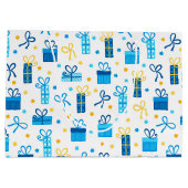 Hanukkah Presents Große Geschenktüte (Rückseite)