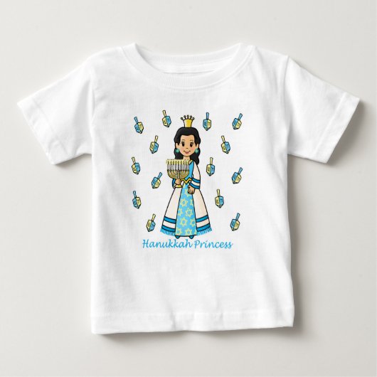 Hanukkah Princess Baby T-shirt (Vorderseite)